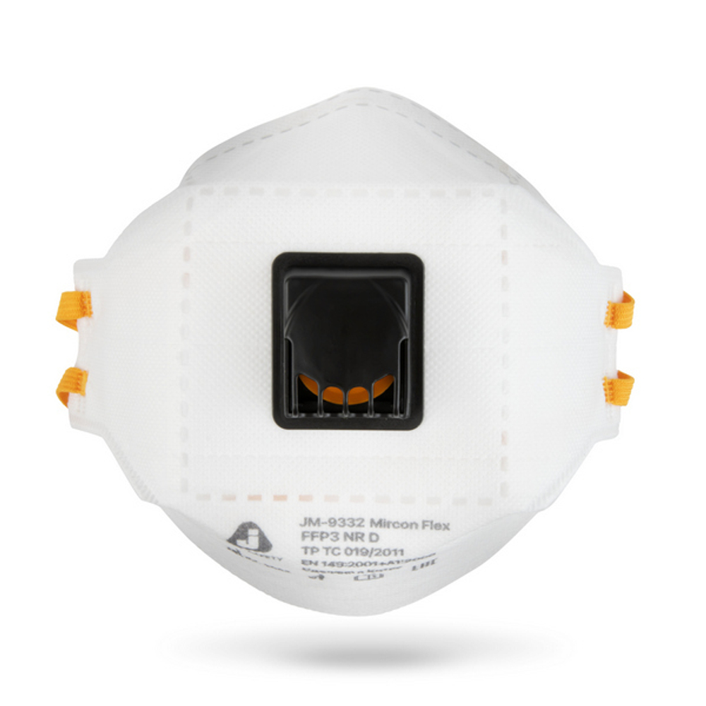 Респиратор с клапаном выдоха JM-9332 Mircon Flex FFP3 NR D (аналог 3М Aura 9332+)