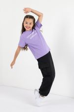 Фуфайка (футболка) для девочки Кэш-1 Виотекс ЛИЛОВЫЙ