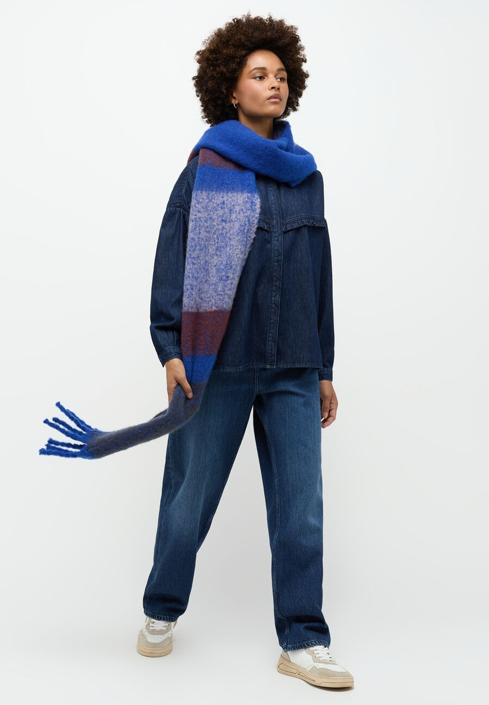 Шарф женский MUSTANG Style Ines Stripe Scarf