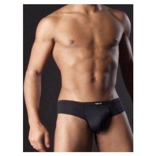 Мужские трусы тонги прозрачные черные Manstore Brief Hysteria Black