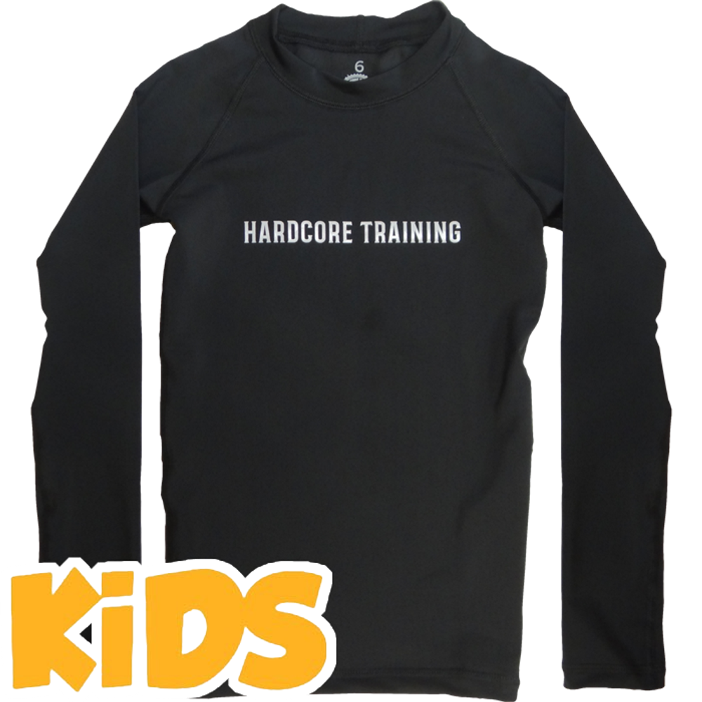 Детский рашгард Hardcore Training Black