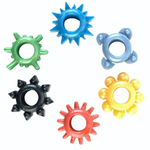 Набор из 6 разноцветных эрекционных колец (Цвет: разноцветный)