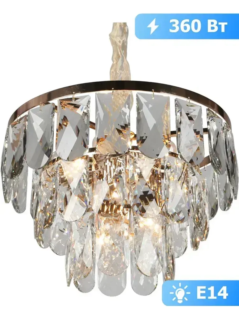 Подвесная люстра хрустальная OML-Omnilux 72913-09