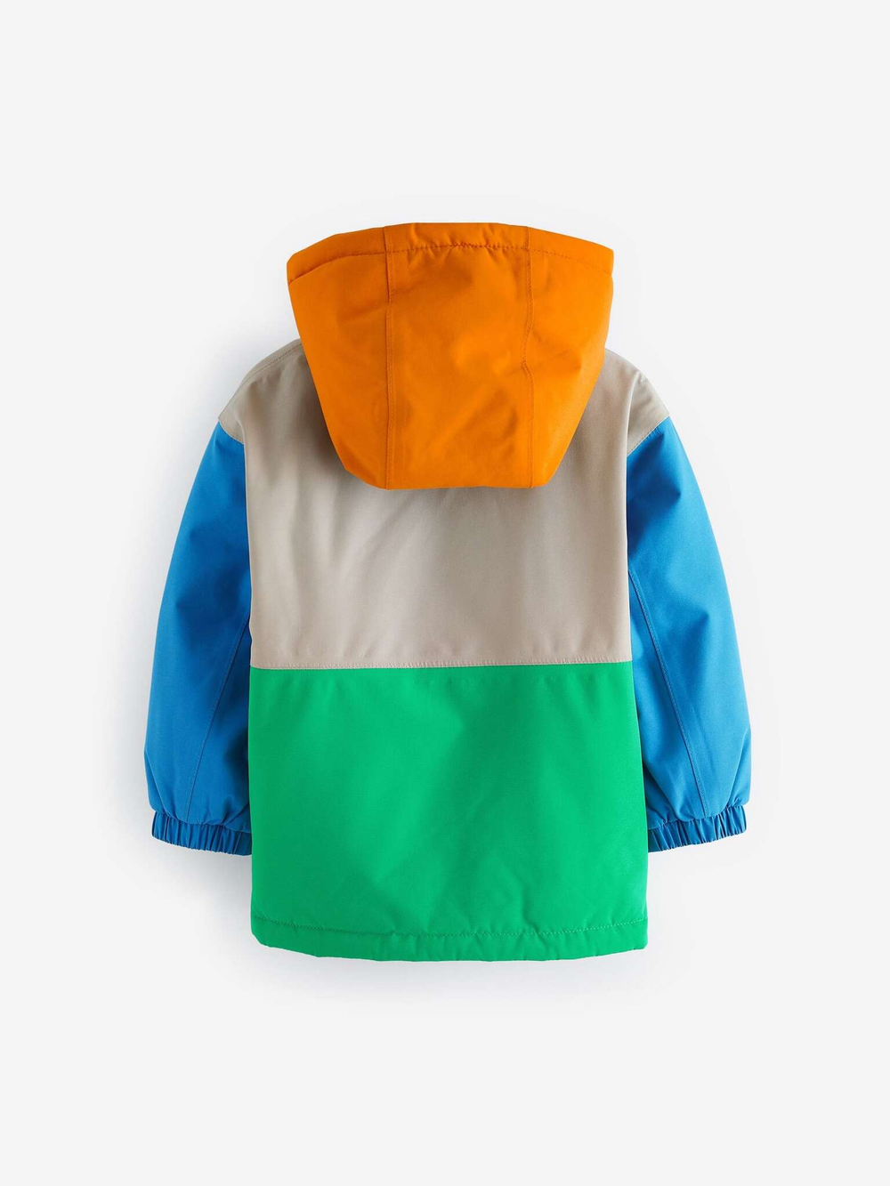 Куртка непромокаемая с капюшоном для мальчика Next Q53-240, Серый, Зеленый, Синий