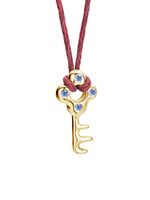 Подвеска Ключик на шнурке, позолота