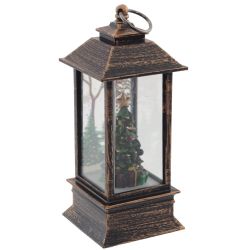 GAEM Изделие декоративное "Фонарь" с подсветкой (3хАG13), L5,5 W5,5 H12,5 см