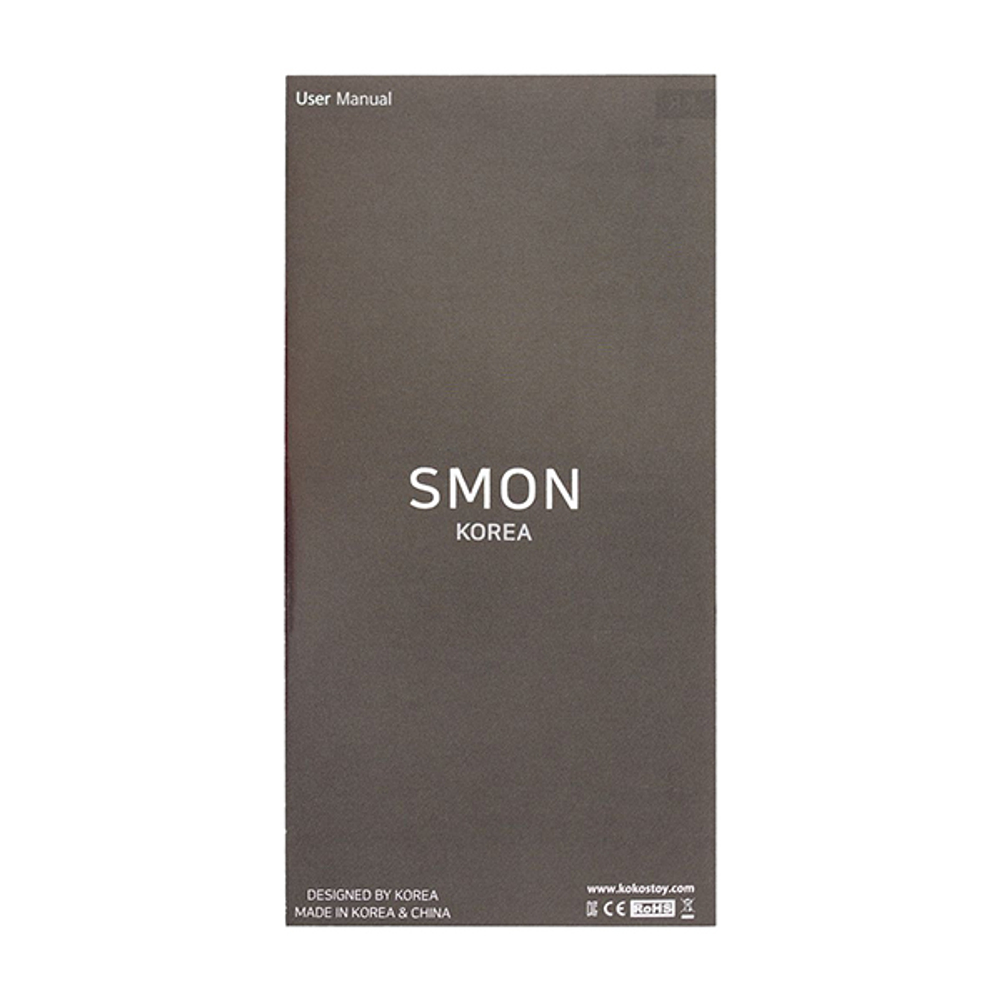 Розовый вибромассажер 21,5см с бугорками Kokos Smon №1