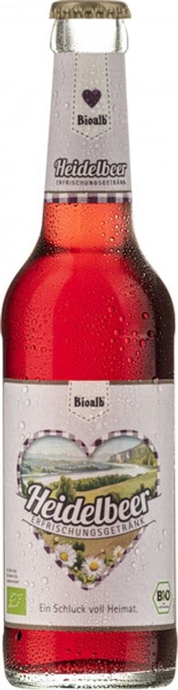 Газированный напиток Цоллер-Хоф Биоальб Черника / Zoller-Hof Bioalb Heidelbeer 0.33 - стекло