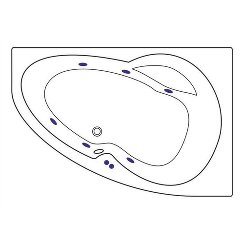 Акриловая ванна Excellent Newa P Soft 160x95 WAEX.NEP16.SOFT