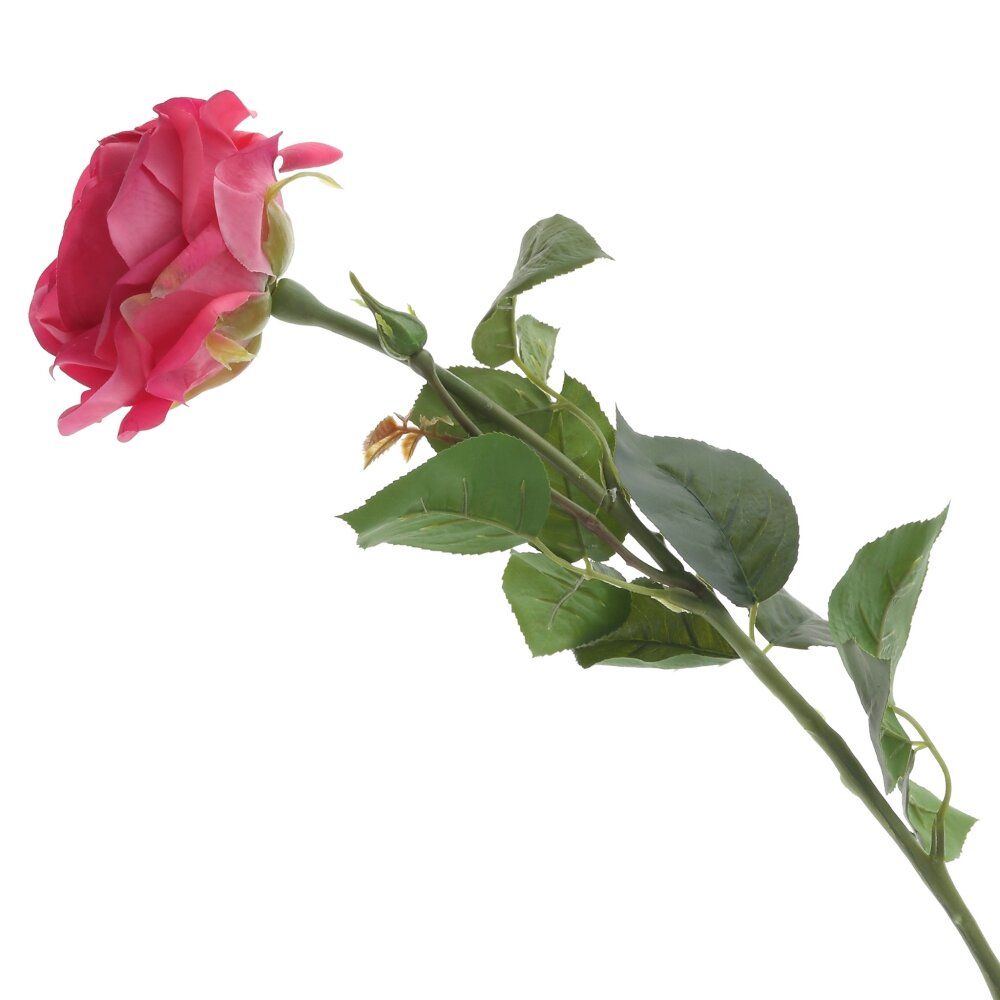 GAEM Цветок искусственный "Роза" (Real Touch), L18 W16 H67 см