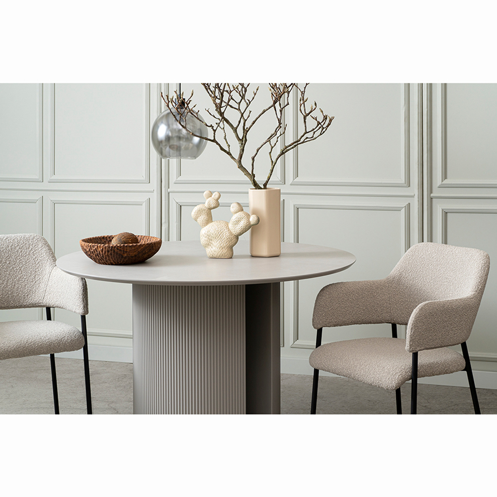 Стул Bergenson Bjorn Wendy, букле, серый