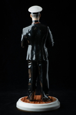 Статуэтка. Фарфор. Солдат. Трибуц Владимир Филиппович - Русский флотоводец. Россия