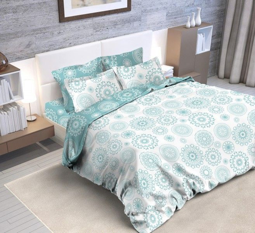 КПБ  "LUXOR" САТИН диз. 9804 А/B (2,0-сп. с европр