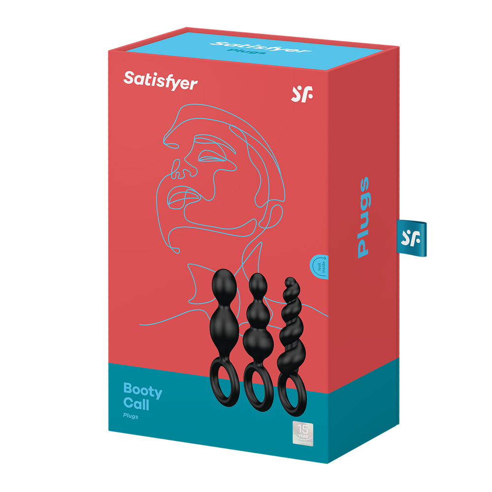 Набор анальных стимуляторов Satisfyer Plugs, черный
