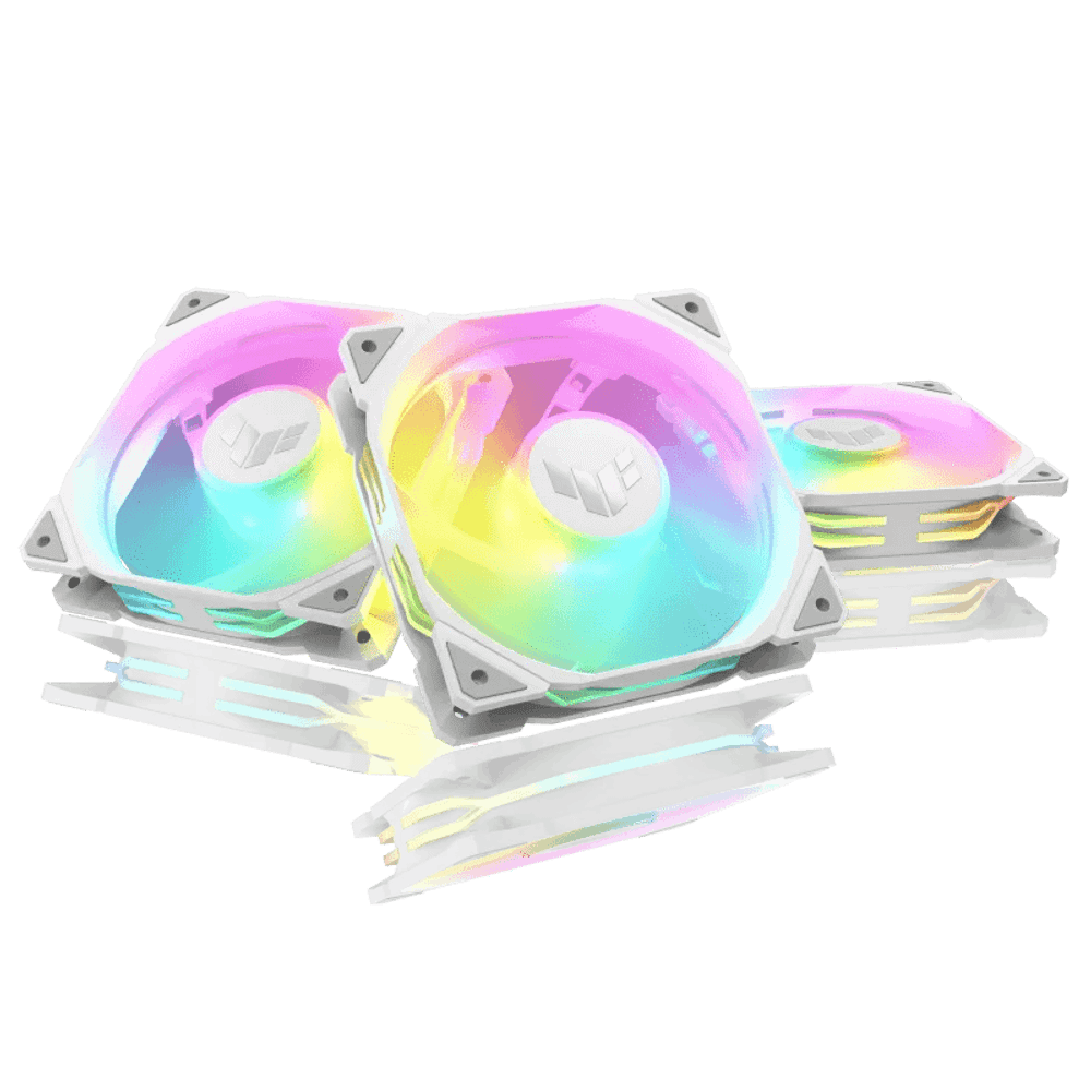 Вентилятор для корпуса ASUS TUF GAMING TR120 FAN ARGB WHITE 3IN1 120x120x28 AuraSync TR120-1/WT/3 IN