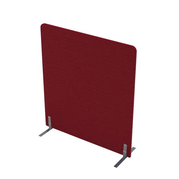 011.МПО.1214 Акустическая мобильная перегородка на стационарных опорах (1200*450*1400)