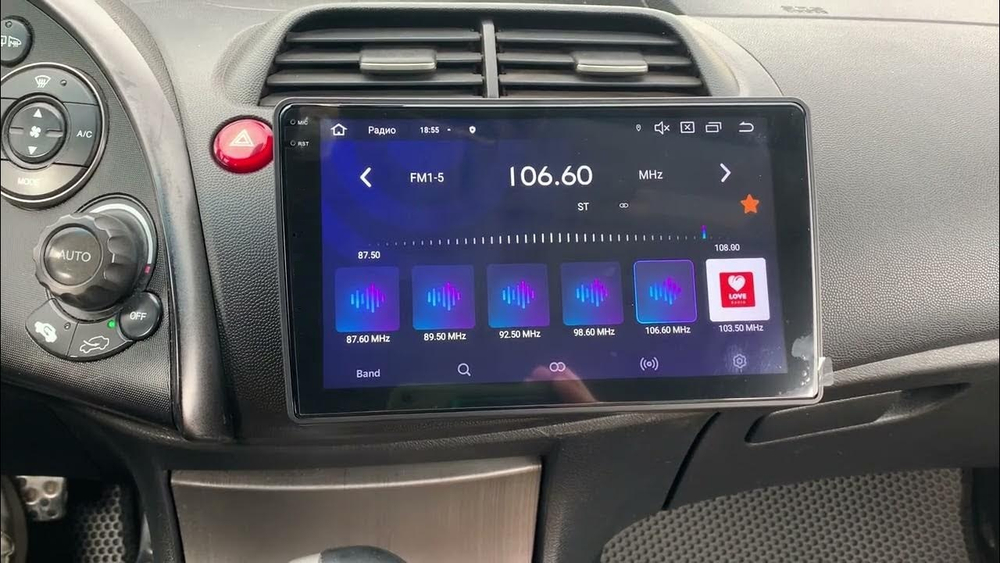 Магнитола для Honda Civic 8 хэтчбэк 2006-2011 левый руль - Teyes CC4-PRO монитор 9.5" 2K QLED на Android 13, Snapdragon 778G, AI, CarPlay, DSP, 4G SIM-слот