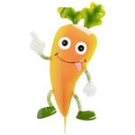 Штекер садовый Морковка забава