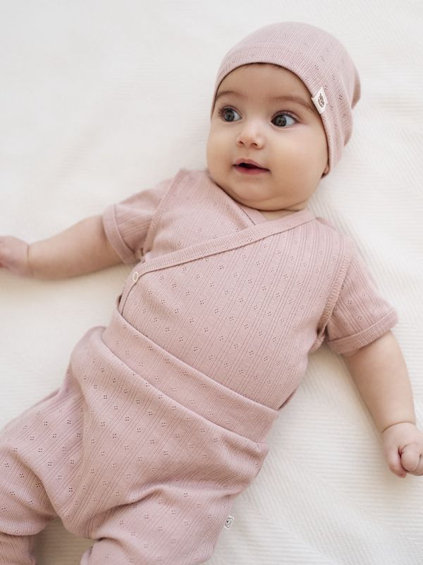 Боди-кимоно с коротким рукавом 