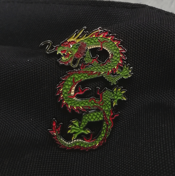 Металлический пин "Китайский дракон"