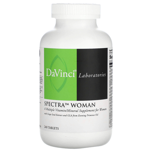 DaVinci Laboratories, Spectra Woman, комплекс витаминов и минералов, 240 таблеток