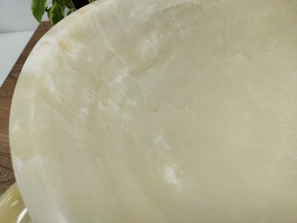 Раковина из оникса Oval Yellow OO-61099 (55*38*15)