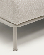 Диван Aurum 3-местный цвета экрю с откидным подголовником 234  см