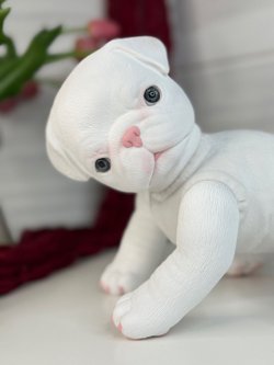 Игрушка мягконабивная 35см AniReal Бульдог (60111)