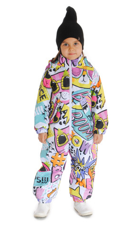 Комбинезон демисезонный мембрана для девочки 1-8 лет Милашка Сьюзи