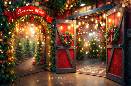 Фотофон "Елочный базар" арт. ФФ907-49