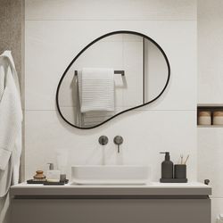 Подставка для ванных принадлежностей Slim, черная, малая