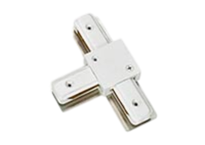 Однофазный коннектор 220V Т-образный, белый, 107*71 мм, 50 шт/кор