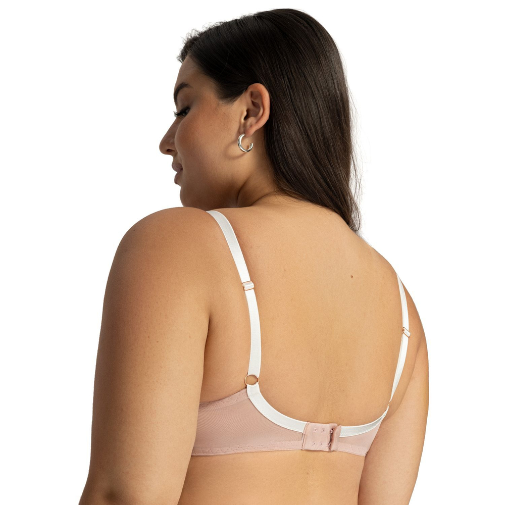 Бюстгальтер Bliss с мягкой чашкой и кружевом с ресничками (Размер: 95D) (Цвет: кофейный)