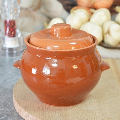 Горшок для запекания 0,65л с ручками "Кунгурский"