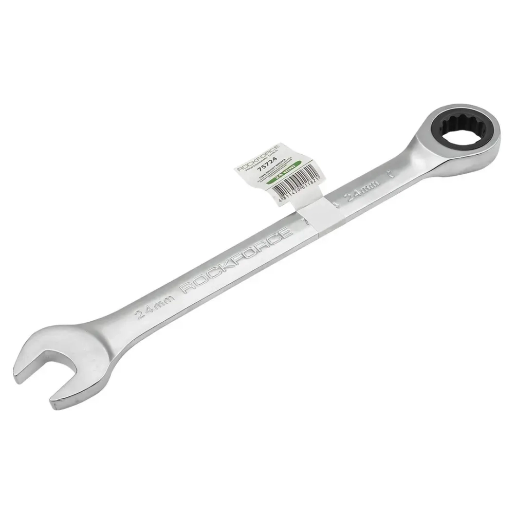 Ключ комбинированный трещоточный 24мм RockForce##Rock FORCE RF-75724