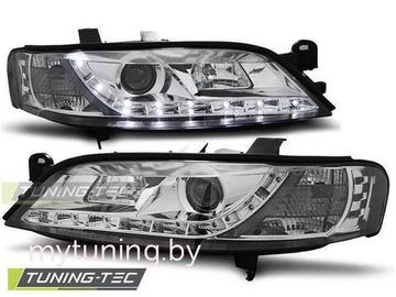 Передние фары Opel Vectra B daylight chrome