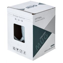 GAEM Кружка с крышкой и ложкой, 400 мл, L11,5 W8,5 H13 см, 4в.