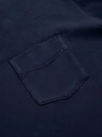 Футболка Hardlunch с карманом темно-синяя