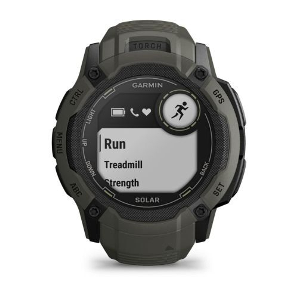 Смарт часы Garmin Instinct 2X Solar темно-зеленый