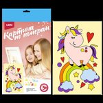 Картина по номерам 20*30см "Единорог" (Lori)