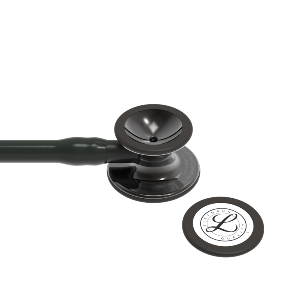 Стетоскоп Littmann Cardiology IV, черный, дымчатая акустическая головка, черный ствол (6232)
