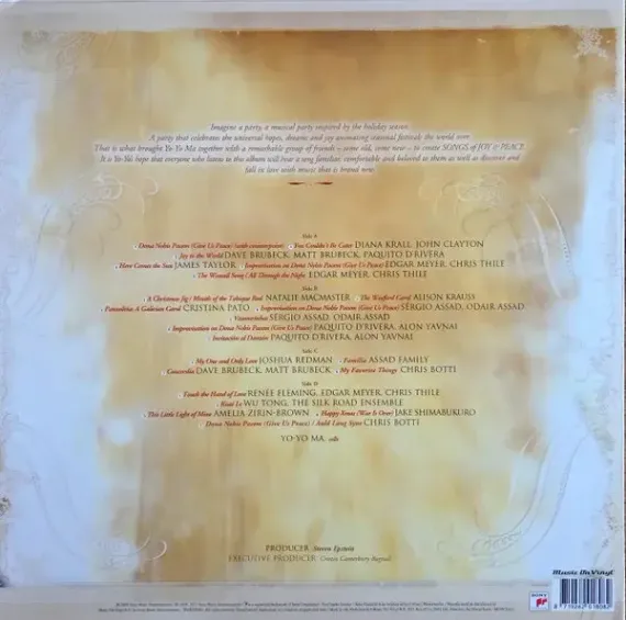 Yo-Yo Ma, Friends - Songs Of Joy & Peace 2LP