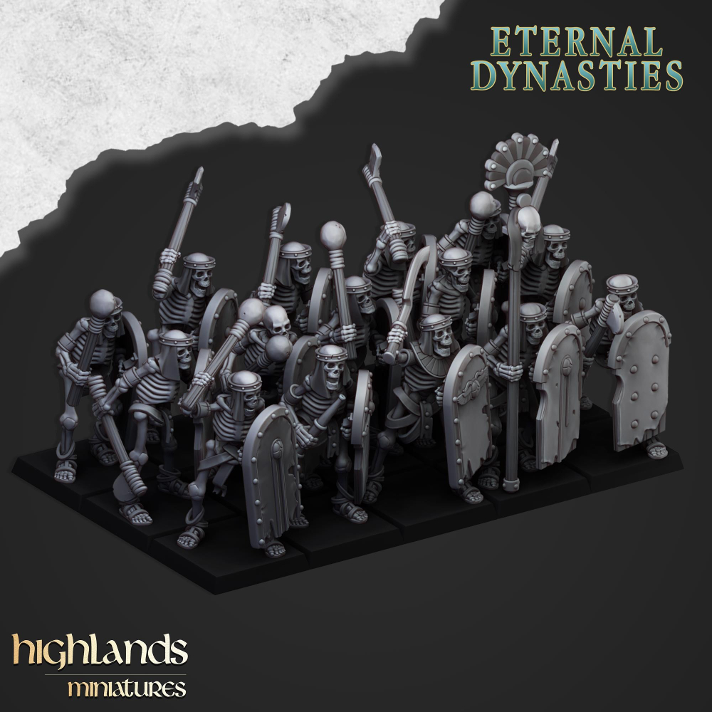 Tomb Kings Skeletons Axes v1