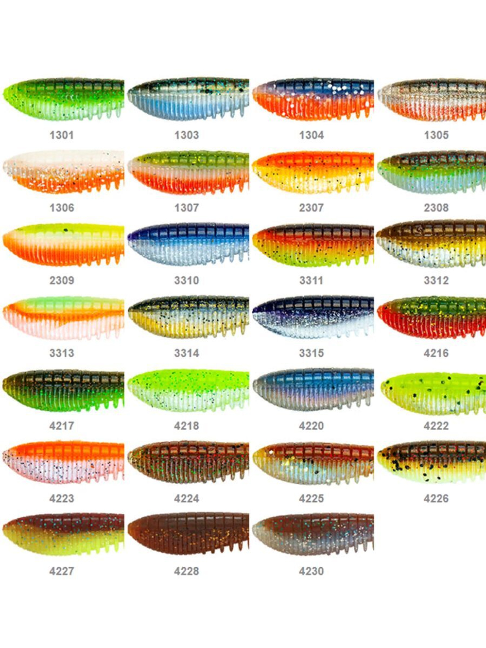 Виброхвост Awaruna Evo,5.0'',130мм,14гр,цвет 1301,3 шт/уп.