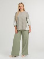 Брюки 1315 хаки Novita (Акция)