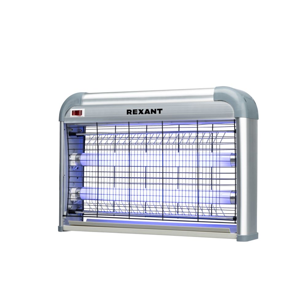 Антимоскитная инсектицидная лампа S 80м², 2х10Вт, 220В REXANT