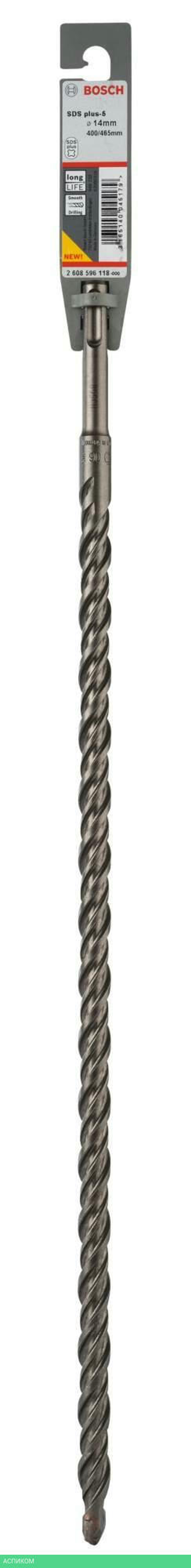 Бур Bosch SDS-plus-5 14х400х465мм (2.608.596.118)