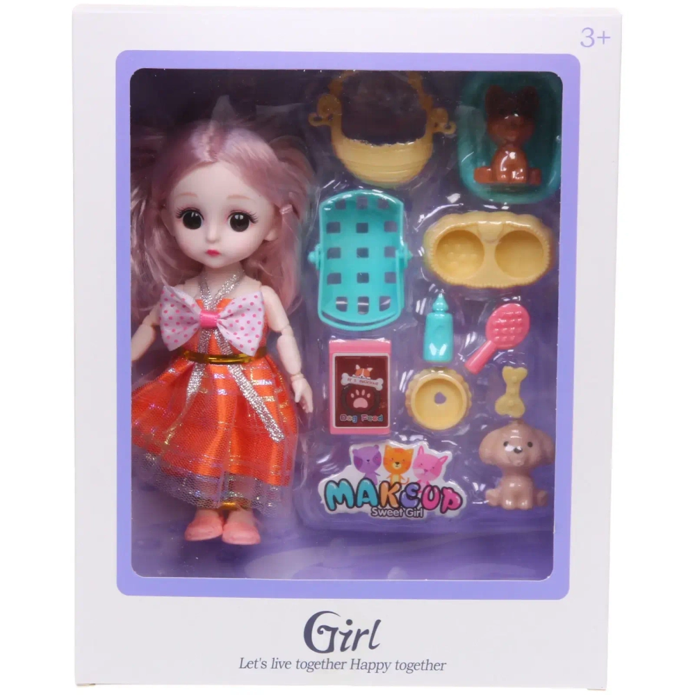 Кукла «Мика» с аксессуарами, 24*19*17 см, в ассортименте