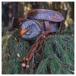 Кожаный ремень «Орел»