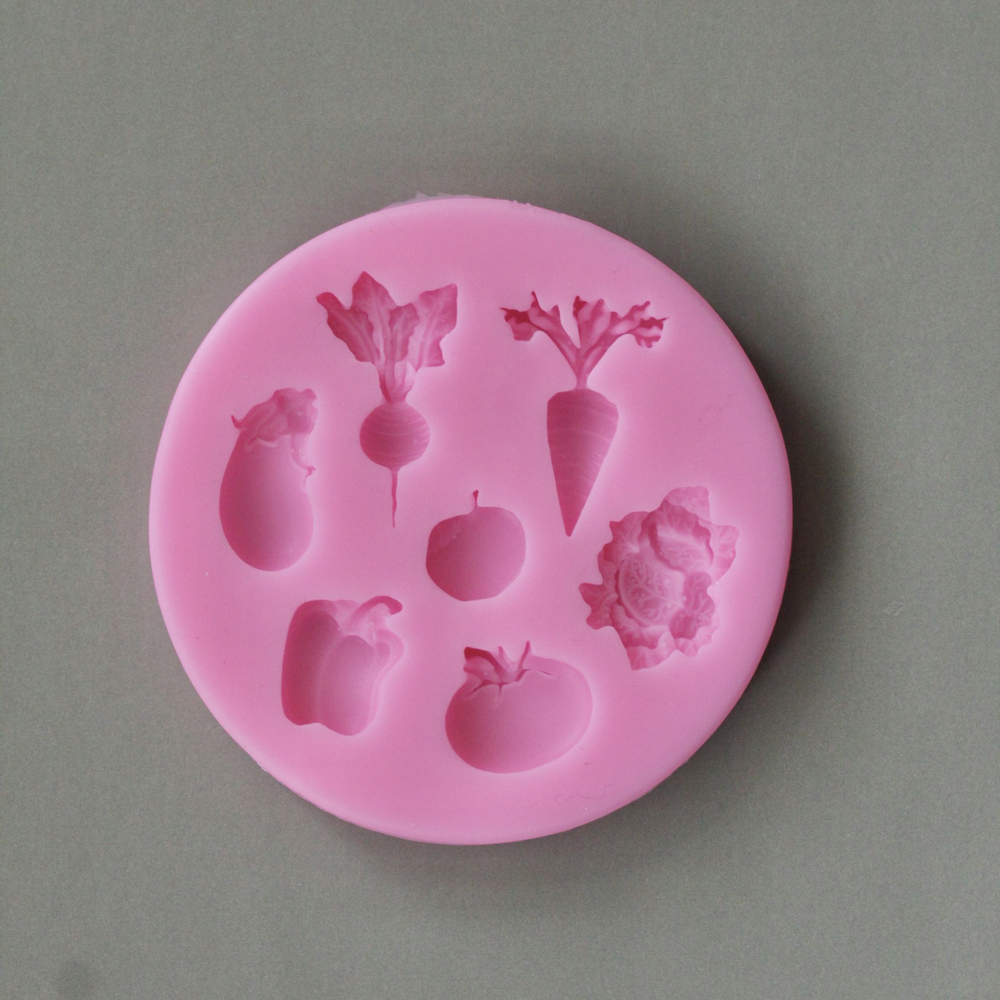 Набор силиконовых молдов  "Фрукты и Овощи", (2 шт)